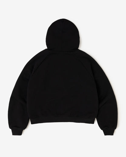 Reversible Sherpa Hoodie (Black)